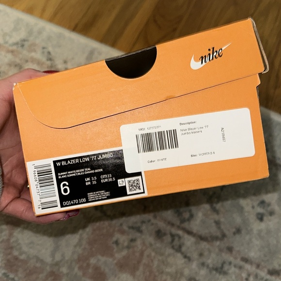 WOMEN'S NIKE BLAZER LOW '77 JUMBO Sneakers - Picture 6 of 6